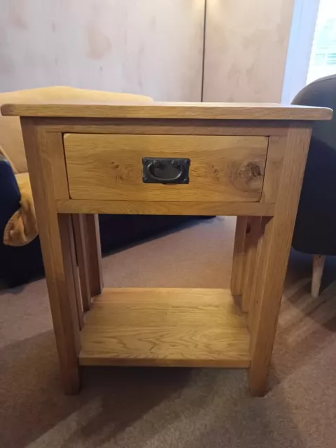 Oak Furniture Land Console Side Table