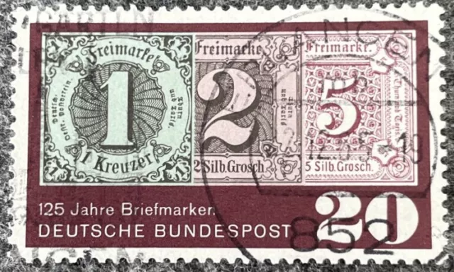 🇩🇪 BRD Bund Michel Nr. 482 Gestempelt (1965) 125 Jahre Briefmarken