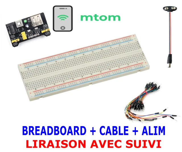 MB102 830-Point Breadboard For Arduino In Delhi | Prototype Board - Foto 8