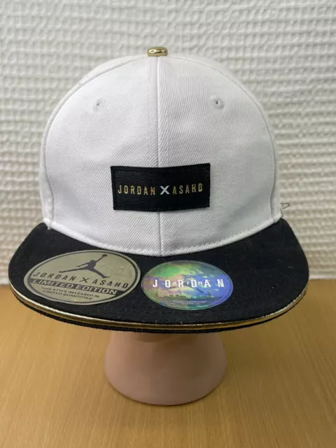 Air  Jordan X ASAHD Youth Limited Edition White Black Gold Hat Jumpman Snapback