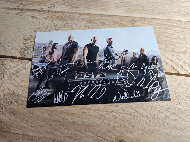 Michelle Rodriguez Signiertes Foto Fast & Furious - Autogramm Bild Mit Passepartout 25x20 Cm