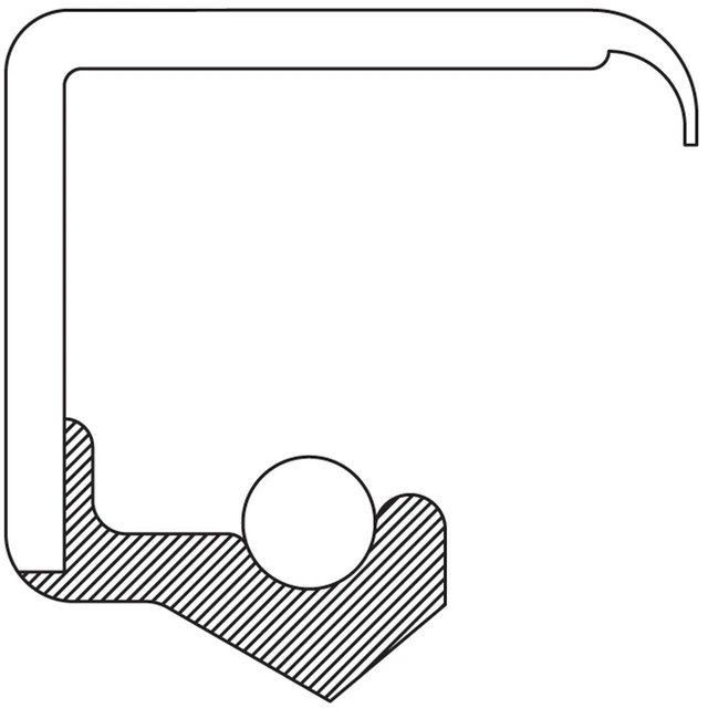 National 3894V Crankshaft Seal For Select 83-03 Ford Models