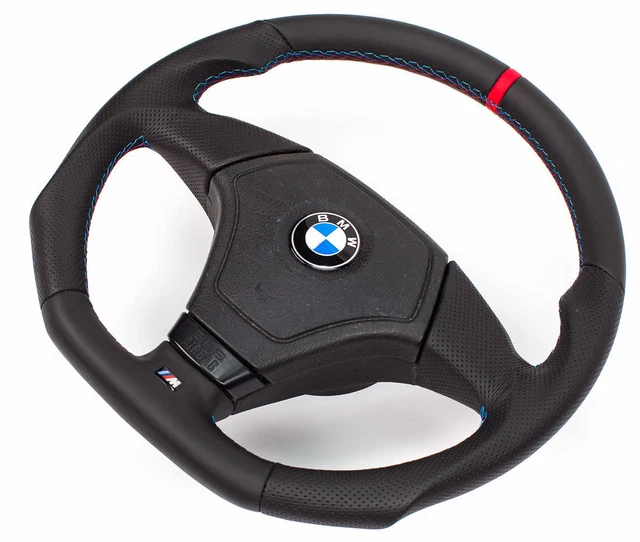 Mewant Housse De Volant Cuir Microfibre Pour BMW Série 3 E46, Série 5 E39, M3, M5 - Installation Facile