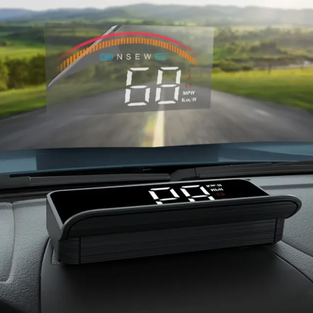 Head-Up-Display OBD GPS Auto Universal HUD Geschwindigkeit Anzeige Projektor DE