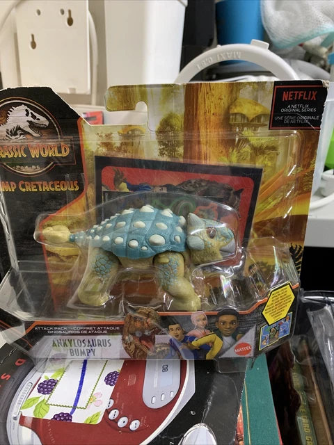 JURASSIC WORLD Netflix Camp Cretaceous Ankylosaurus Bumpy Attack Pack ...