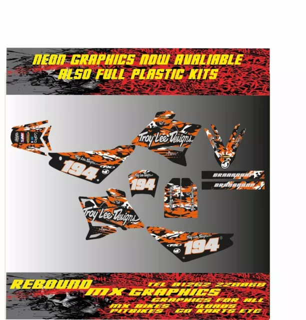 Sinnis Apache / Rmr Full Graphics Kit -Full Sticker Kit-194 Orange