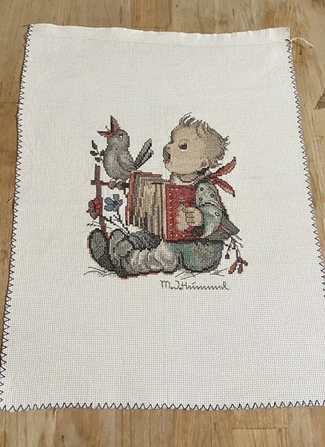 Dimensions Kit Broderie Point De Croix - Motif Matin Au Bord Du Lac 17,7 X 12,7 Cm