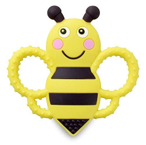 Teether Toy, Multi-Textured, Soft & Soothing, Easy to Hold (BPA Buzzy Bee