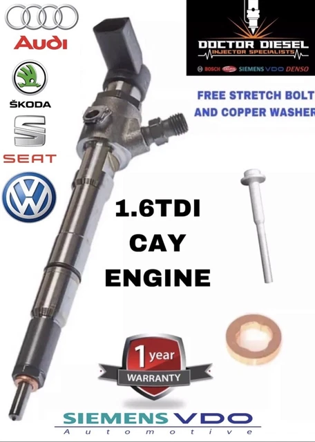 FUEL INJECTOR 03L130277B VW CADDY SKODA Octavia 1.6 TDI