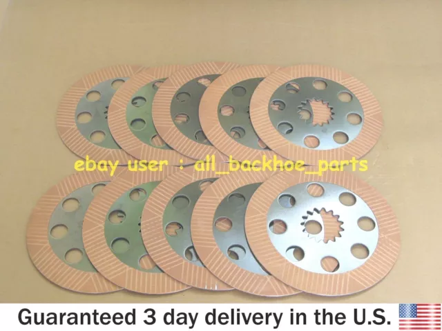 Jcb Backhoe - Brake Friction Plate, Set 10 Pcs. (Part No. 458/20353 450/10224)