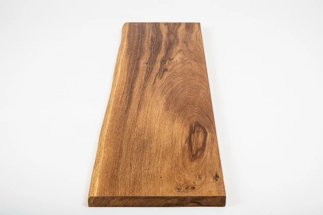 Banco per finestra sem per finestra ripiano tavola in legno rovere selvatico 40 mm con bordo albero oliato
