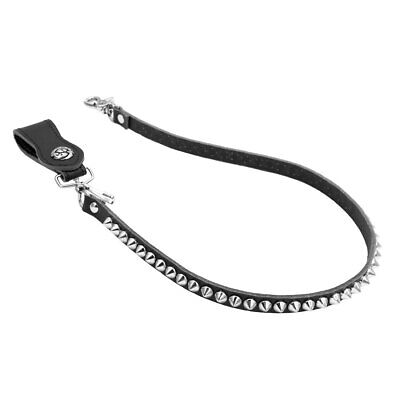 Spike Studded Leather Wallet Chain Biker Punk Key Chain Hiphop chains