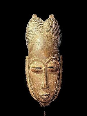 African Tribal Art Wooden Carved Mask Fine African Art GURO Mask-1798