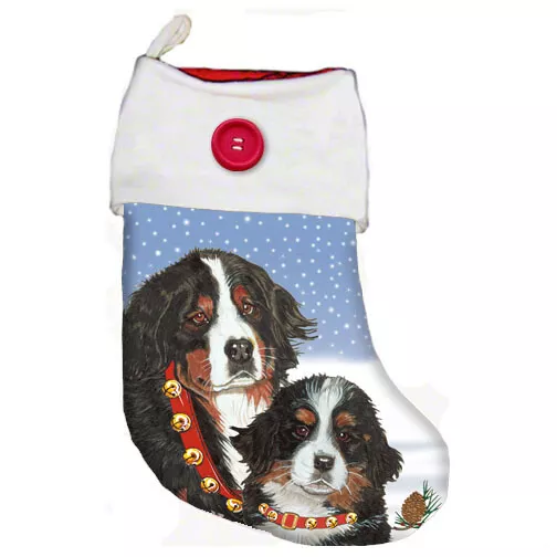 Bernese Mountain Dog Christmas Stocking