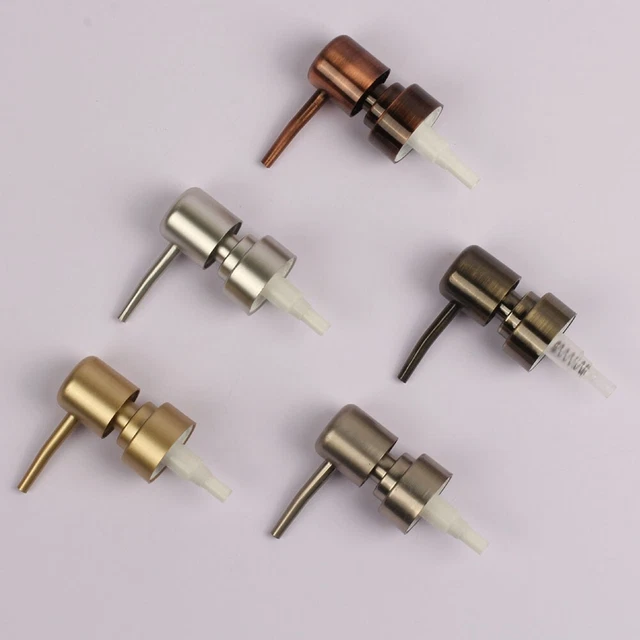Bath Accessory Sets Pump Head Tube ABS Black Gold Pearl Gold 15cm Tube Length