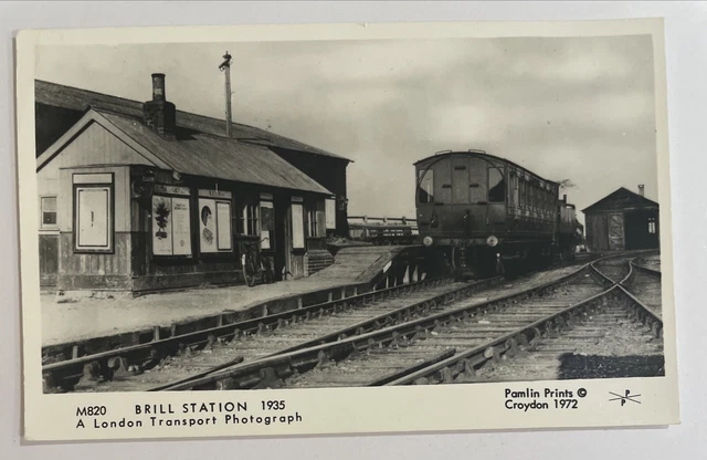 BR RAILWAY Photograph Brill Station London Transport