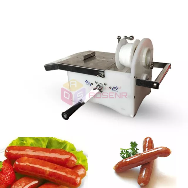 42mm Stainless Steel Manual Hand-rolling Sausage Tying & Knotting Machine