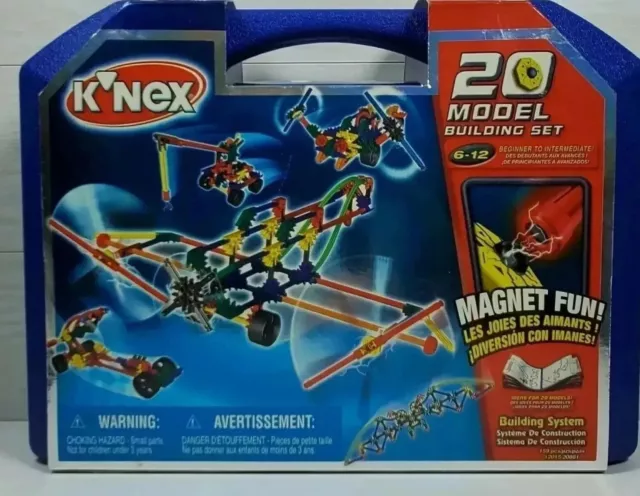 KNEX 20 Model Building Fun Set 12015; 159 Pieces New Sealed Case 2