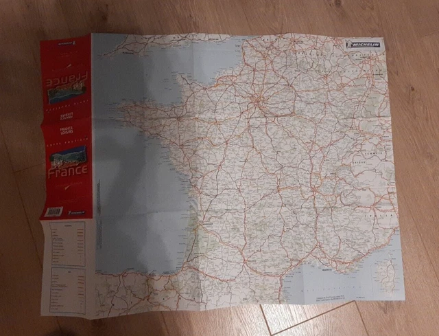 CARTE DE FRANCE Grandes routes EUR 3,00 - PicClick FR