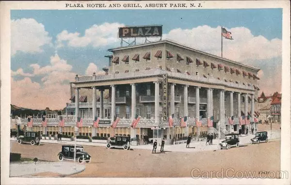 ASBURY PARK,NJ PLAZA Hotel and Grill Monmouth County New Jersey F.A ...