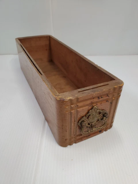 Vintage Sewing Machine Cabinet Wood Drawer