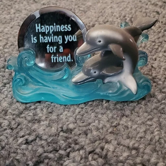 Paula's Cheerful Reflections dolphin figurine