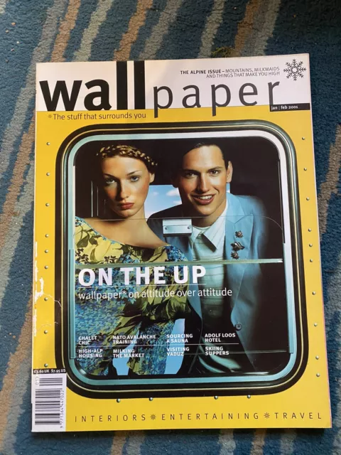 Wallpaper magazine issue 35 Jan/Feb 2001 Tyler Brulé period) ❤ RARE ❤ GC