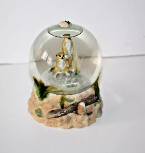 Meerkat Snow Globe Waterball Glitter Ornament