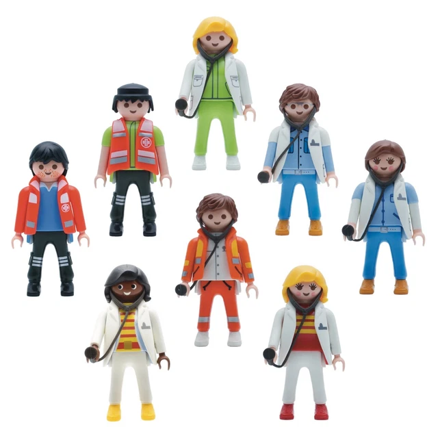 PLAYMOBIL® RESCATE Hospital Médico Médica Paramédico