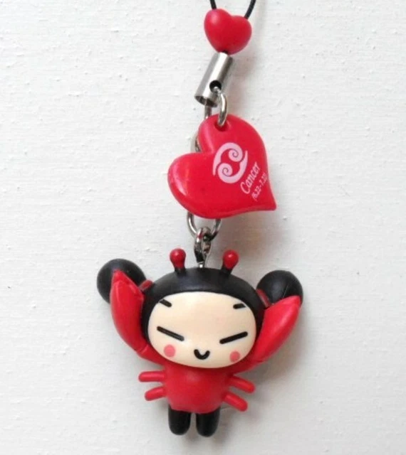 PUCCA CANCRO-TOMY-Pucca Zodiaco con Danglers-FIGURE da 2,5 A 3,5 cm.