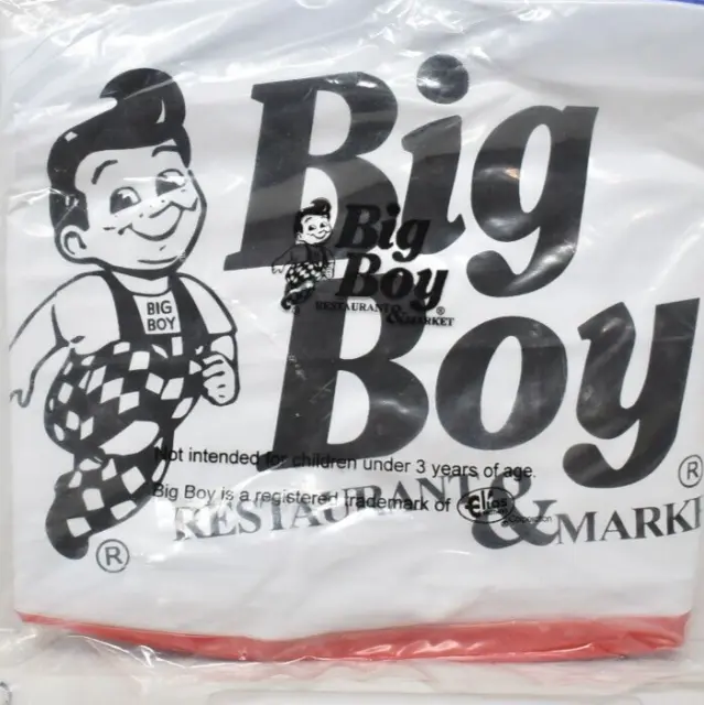 Vintage 1980s Big Boy Restaurant And Market Inflatable Beach Ball