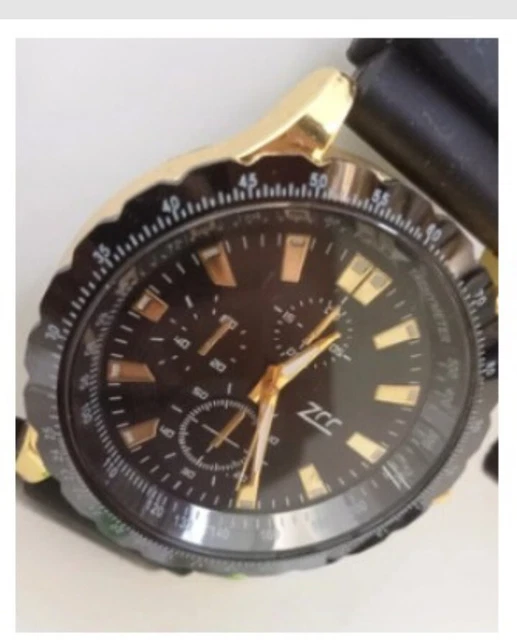 Orologio Nero Dorato