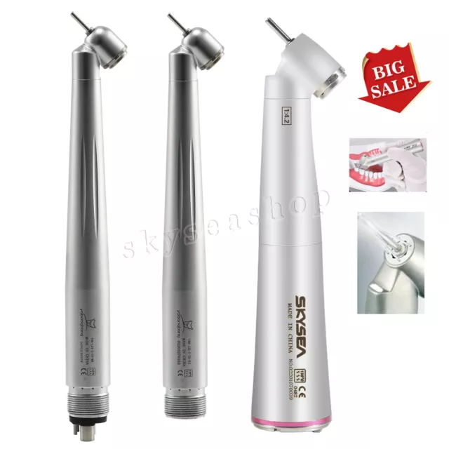 Dental NSK style 45 Degree (LED 1:4.2) Surgical High Speed Handpiece 2/4Hole Aiz