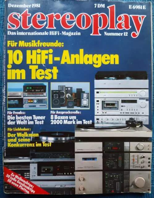 Stereoplay 12/81,Accuphase T105,K+H Fm 2002,Kücke Ks T22,Sansui Tu X1,Sony St 88