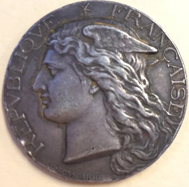 Ancienne Médaille En Cuivre Du Ministère De L’Agriculture Et Du Commerce – Collection Française