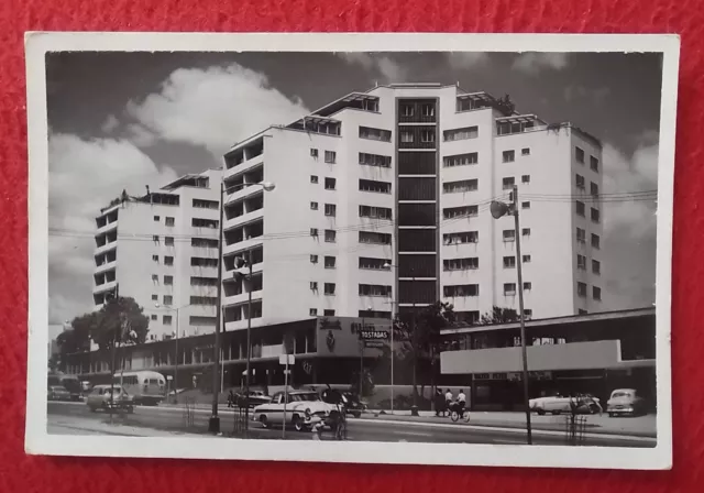 Antigua Postal Old Post Card Caracas Venezuela Edificio Galipan..coches Autos...