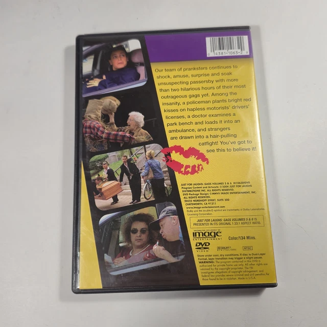 JUST FOR LAUGHS Gags Volumes Vol 5 & 6 (DVD, 2004) $19.99 - PicClick CA