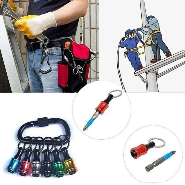 Porte-clés Rétractable Fonctionnel – Pour Clés, Badges, Randonnée – Neuf