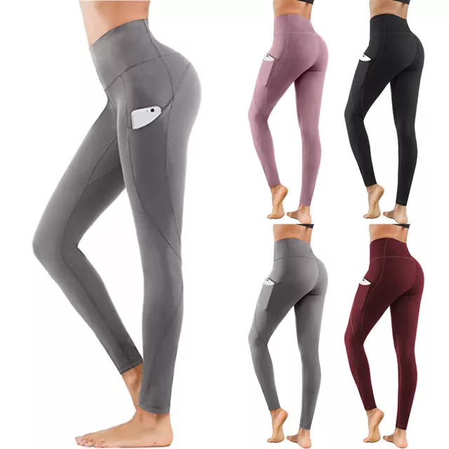 Leggings Push-Up Hohe Taille Frauen Laufen Fitness Sportwear bequem Yoga Workout