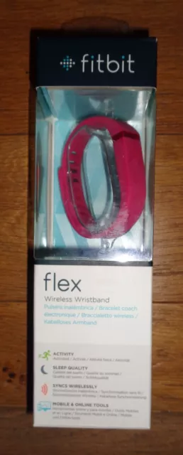 Fitbit Flex Wireless Wristband in Pink - New & Unused