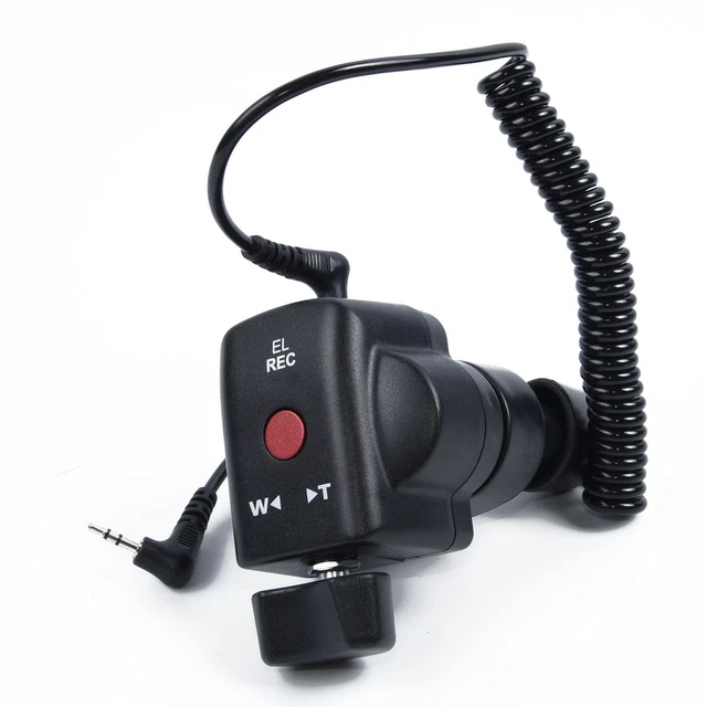 Videocámara zoom control remoto con cable conector de 2,5 mm para lanzamiento Sony-Panasonic