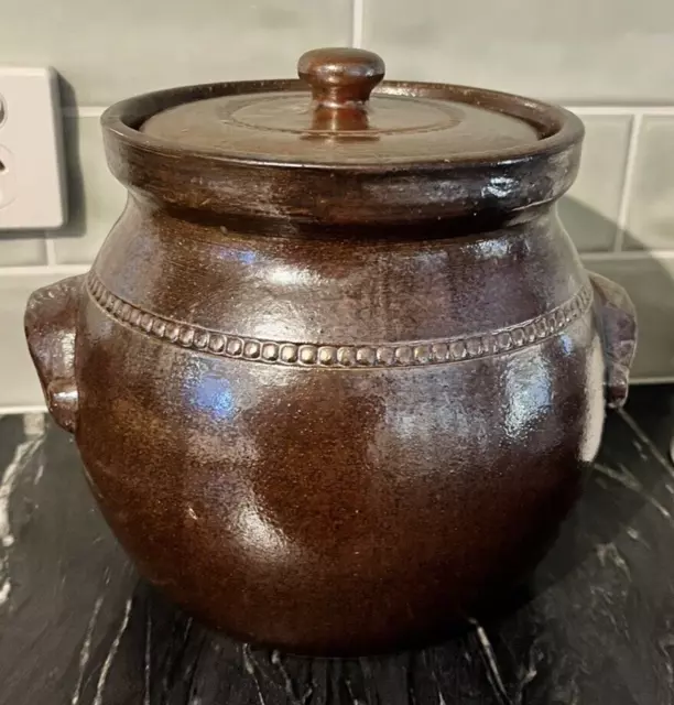 Vintage Bendigo Pottery Large Biscuit Barrel - One owner