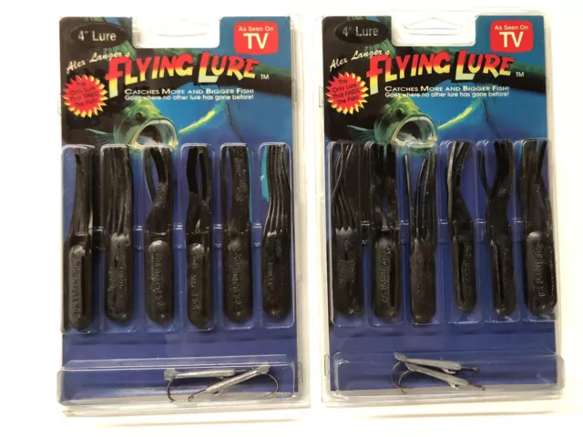 Alex Langers Flying Lure Fishing kit Multi Colors Sizes 28 Rubber