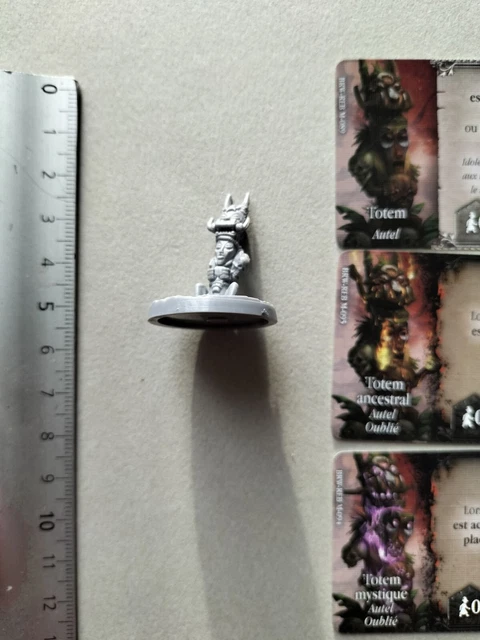 Miniature "La Sorcière" + Carte Française - Jeu NOVA AETAS RENAISSANCE - Réf. G197 - Occasion