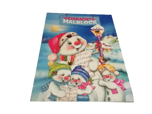 Malblock Weihnachten Kinder Malbuch malen