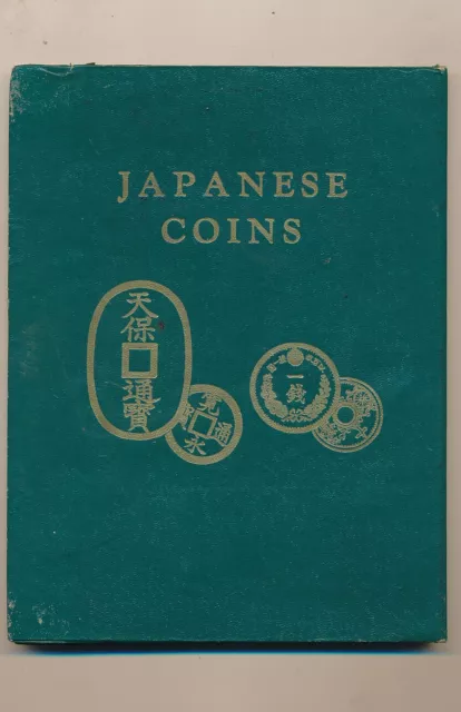 (35) Japanese Coins Various Denominations In Book W/ Japanese Money System Paper (35) Japanese Coins Various Denominations In Book W/ Japanese Money System Paper