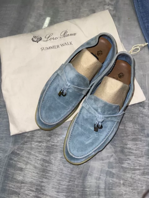 Loro Piana Summer Charms Walk Loafers 36,5