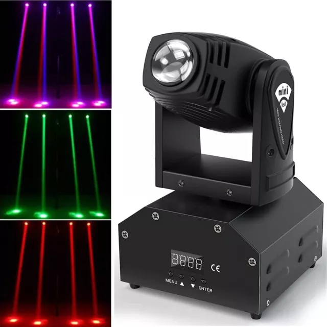 60W RGBW Moving Head LED Strahl Spotlight DMX Bühnenbeleuchtung Disco Show Club