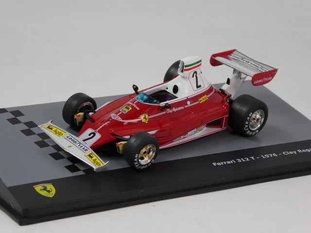 Atlas Ferrari 312B2 Clay Regazzoni 1971 Formel 1 Modellauto 1/43 – Inkl. Personalisiertem Wunschkennzeichen