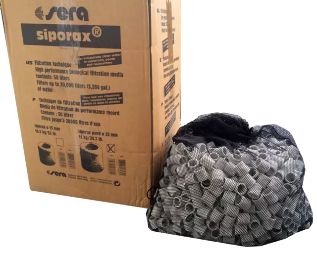 SERA Siporax Pond  hochwertiges Filtermedium / Filtermaterial Koi Teich